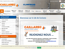Tablet Screenshot of caillarec.com